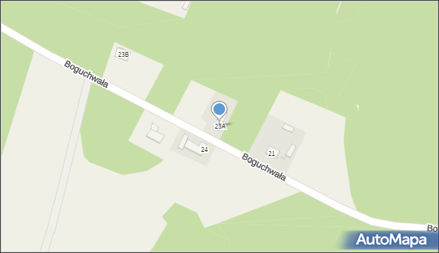 Boguchwała, Boguchwała, 23A, mapa Boguchwała
