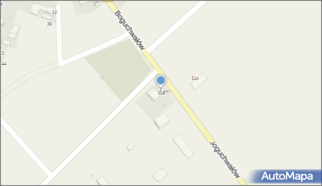 Boguchwałów, Boguchwałów, 31a, mapa Boguchwałów