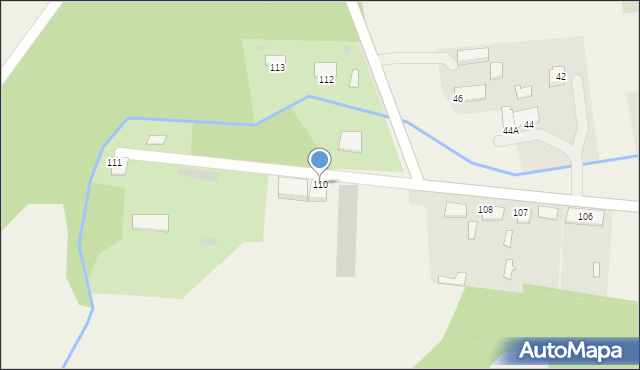 Boguchwały, Boguchwały, 110, mapa Boguchwały