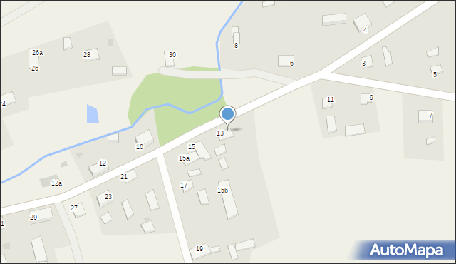 Boguchwały, Boguchwały, 13A, mapa Boguchwały