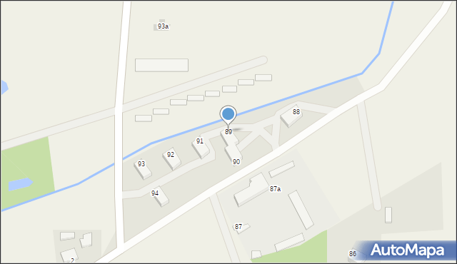 Boguchwały, Boguchwały, 89, mapa Boguchwały