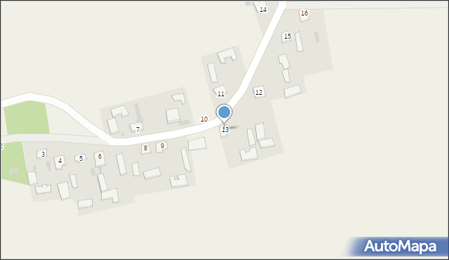 Bogucice, Bogucice, 13, mapa Bogucice
