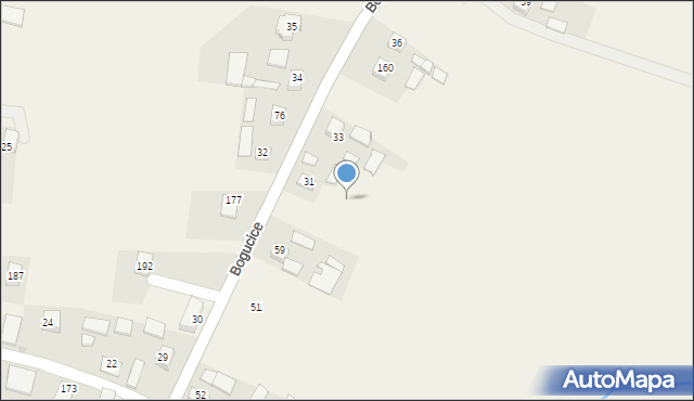 Bogucice, Bogucice, 216, mapa Bogucice