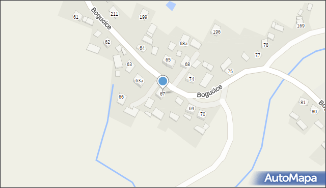 Bogucice, Bogucice, 67, mapa Bogucice