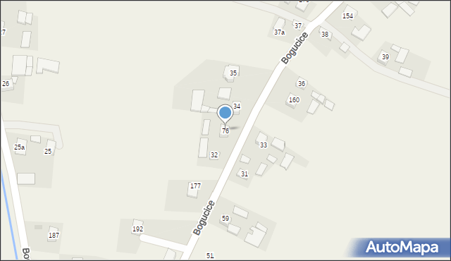 Bogucice, Bogucice, 76, mapa Bogucice