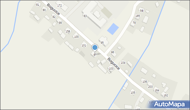 Bogucice, Bogucice, 97, mapa Bogucice