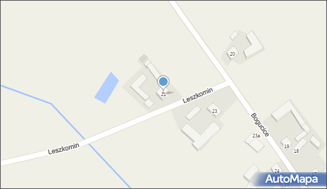 Bogucice, Bogucice, 21, mapa Bogucice