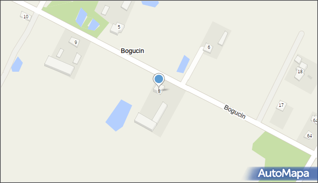 Bogucin, Bogucin, 8, mapa Bogucin