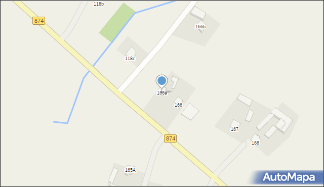 Bogucin, Bogucin, 166a, mapa Bogucin