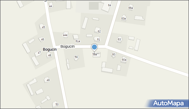Bogucin, Bogucin, 59a, mapa Bogucin