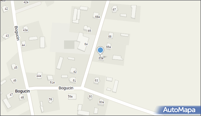 Bogucin, Bogucin, 63a, mapa Bogucin