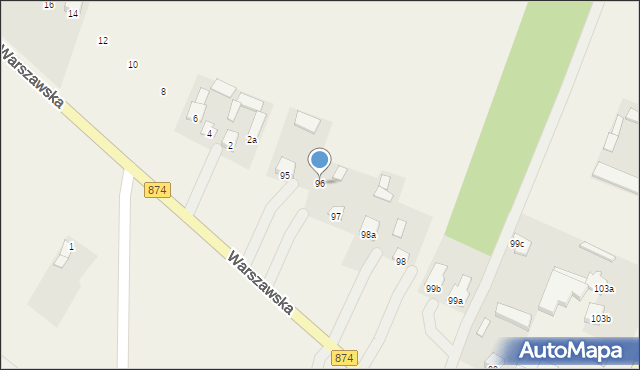 Bogucin, Bogucin, 96, mapa Bogucin