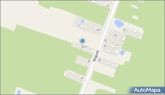 Bogucin, Bogucin, 37, mapa Bogucin