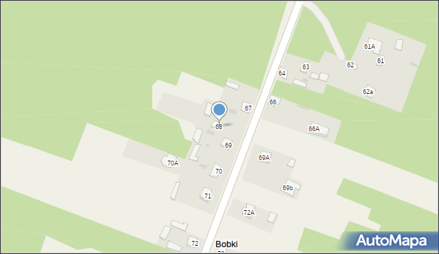 Bogucin, Bogucin, 68, mapa Bogucin