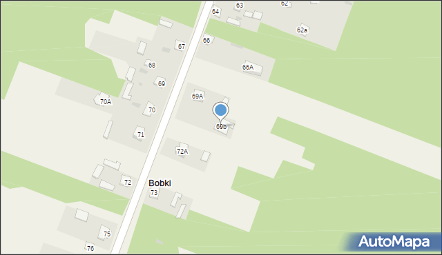 Bogucin, Bogucin, 69b, mapa Bogucin