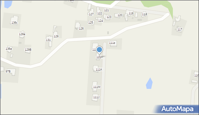 Bogucin, Bogucin, 111n, mapa Bogucin