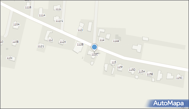 Bogucin, Bogucin, 112C, mapa Bogucin