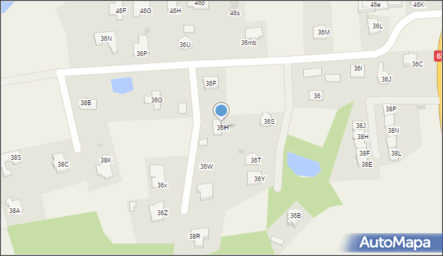 Bogucin, Bogucin, 36H, mapa Bogucin