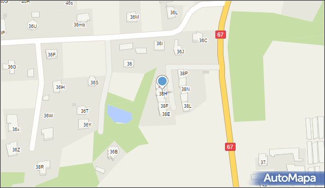 Bogucin, Bogucin, 38H, mapa Bogucin