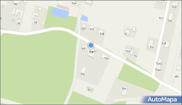 Bogucin, Bogucin, 50E, mapa Bogucin