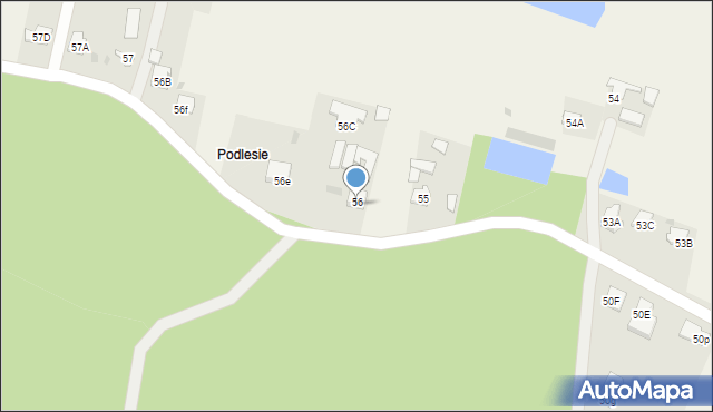 Bogucin, Bogucin, 56A, mapa Bogucin