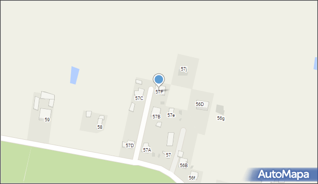 Bogucin, Bogucin, 57F, mapa Bogucin