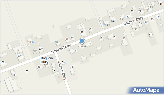 Bogucin Duży, Bogucin Duży, 53, mapa Bogucin Duży