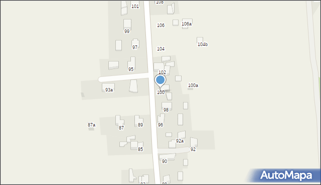 Bogucin Mały, Bogucin Mały, 100, mapa Bogucin Mały