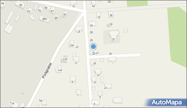Bogucin Mały, Bogucin Mały, 22, mapa Bogucin Mały