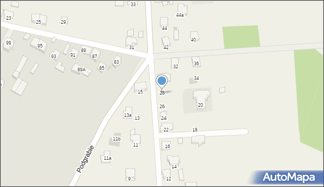 Bogucin Mały, Bogucin Mały, 28, mapa Bogucin Mały