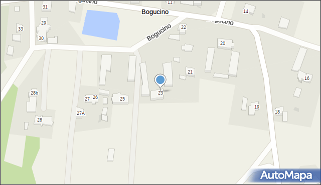 Bogucino, Bogucino, 23, mapa Bogucino