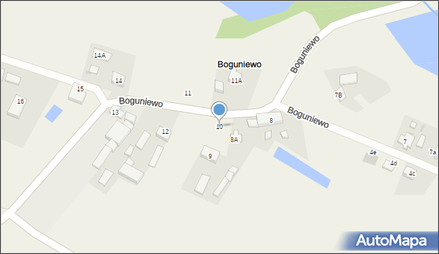 Boguniewo, Boguniewo, 10, mapa Boguniewo