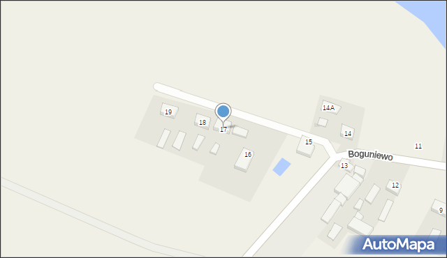 Boguniewo, Boguniewo, 17, mapa Boguniewo