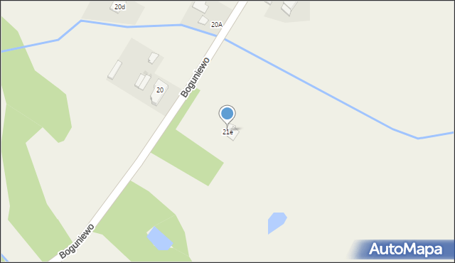 Boguniewo, Boguniewo, 21e, mapa Boguniewo