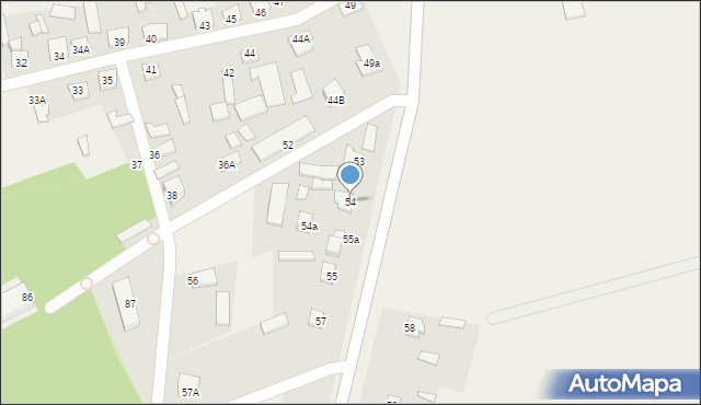 Bogurzyn, Bogurzyn, 54, mapa Bogurzyn