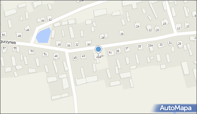 Bogurzynek, Bogurzynek, 41a, mapa Bogurzynek