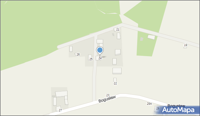 Bogusław, Bogusław, 24, mapa Bogusław