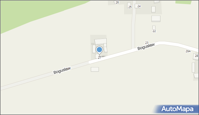 Bogusław, Bogusław, 27, mapa Bogusław