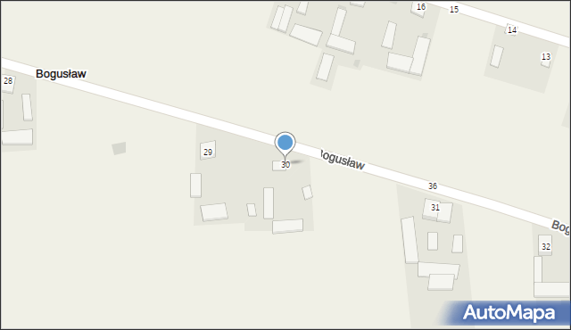 Bogusław, Bogusław, 30, mapa Bogusław