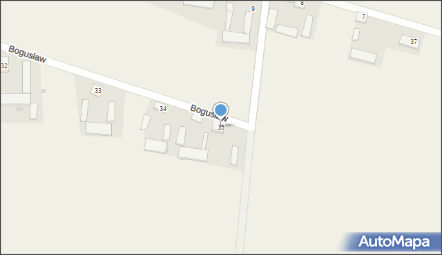 Bogusław, Bogusław, 35, mapa Bogusław