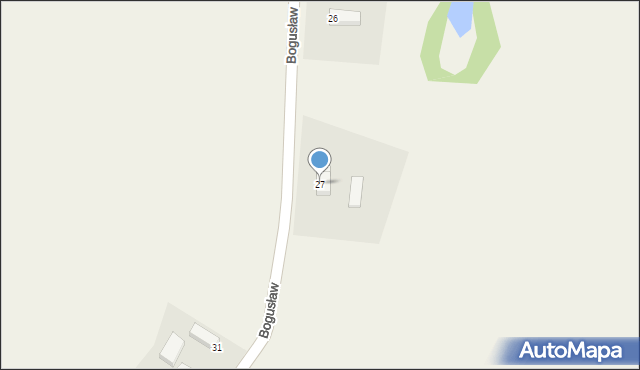 Bogusław, Bogusław, 27, mapa Bogusław