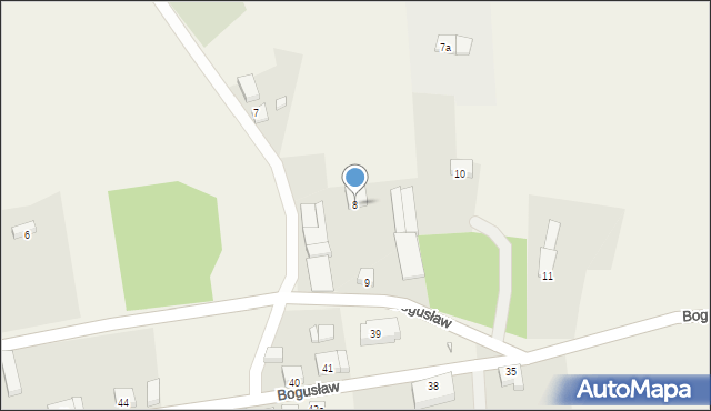 Bogusław, Bogusław, 8, mapa Bogusław