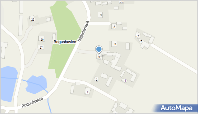 Bogusławice, Bogusławice, 5, mapa Bogusławice