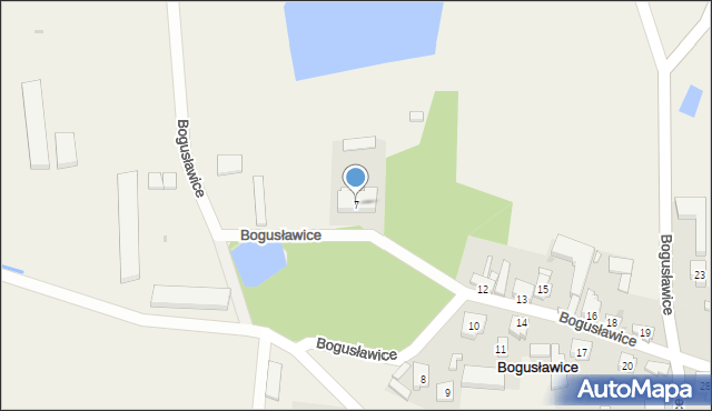 Bogusławice, Bogusławice, 7, mapa Bogusławice