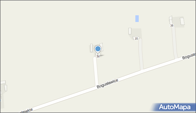 Bogusławice, Bogusławice, 34, mapa Bogusławice