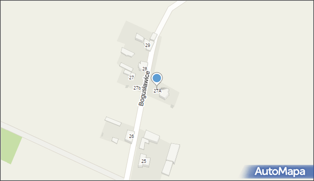 Bogusławice, Bogusławice, 27A, mapa Bogusławice