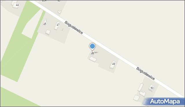 Bogusławice, Bogusławice, 48, mapa Bogusławice
