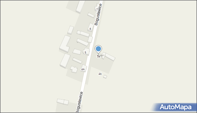 Bogusławice, Bogusławice, 5a, mapa Bogusławice