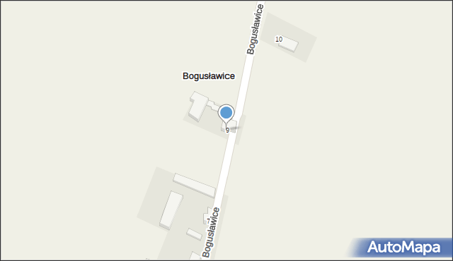 Bogusławice, Bogusławice, 9, mapa Bogusławice