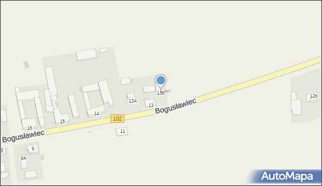 Bogusławiec, Bogusławiec, 13b, mapa Bogusławiec